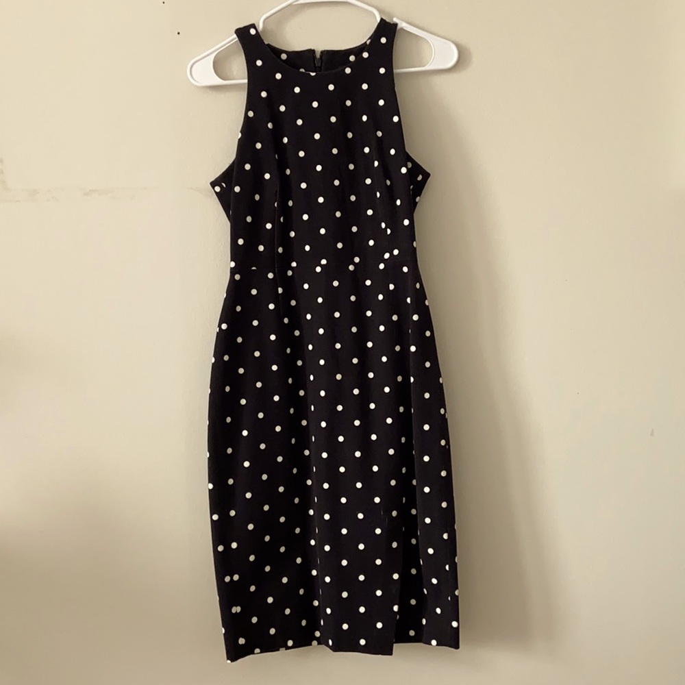 Black Polka Dot Banana Republic Dress Size 2